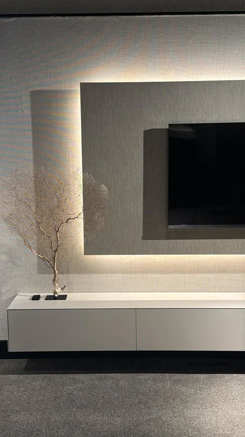 Wandpaneel - Alpaca - Melamine - TV paneel - Image 3