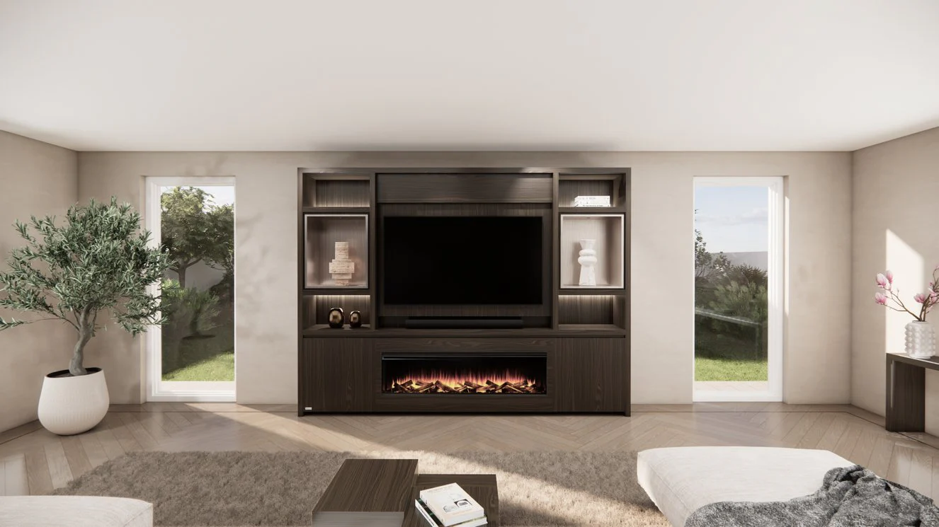 Cinewall Cole - Staand - Eiken - 2 Deurs - 280-340 cm - British Fires - Image 2