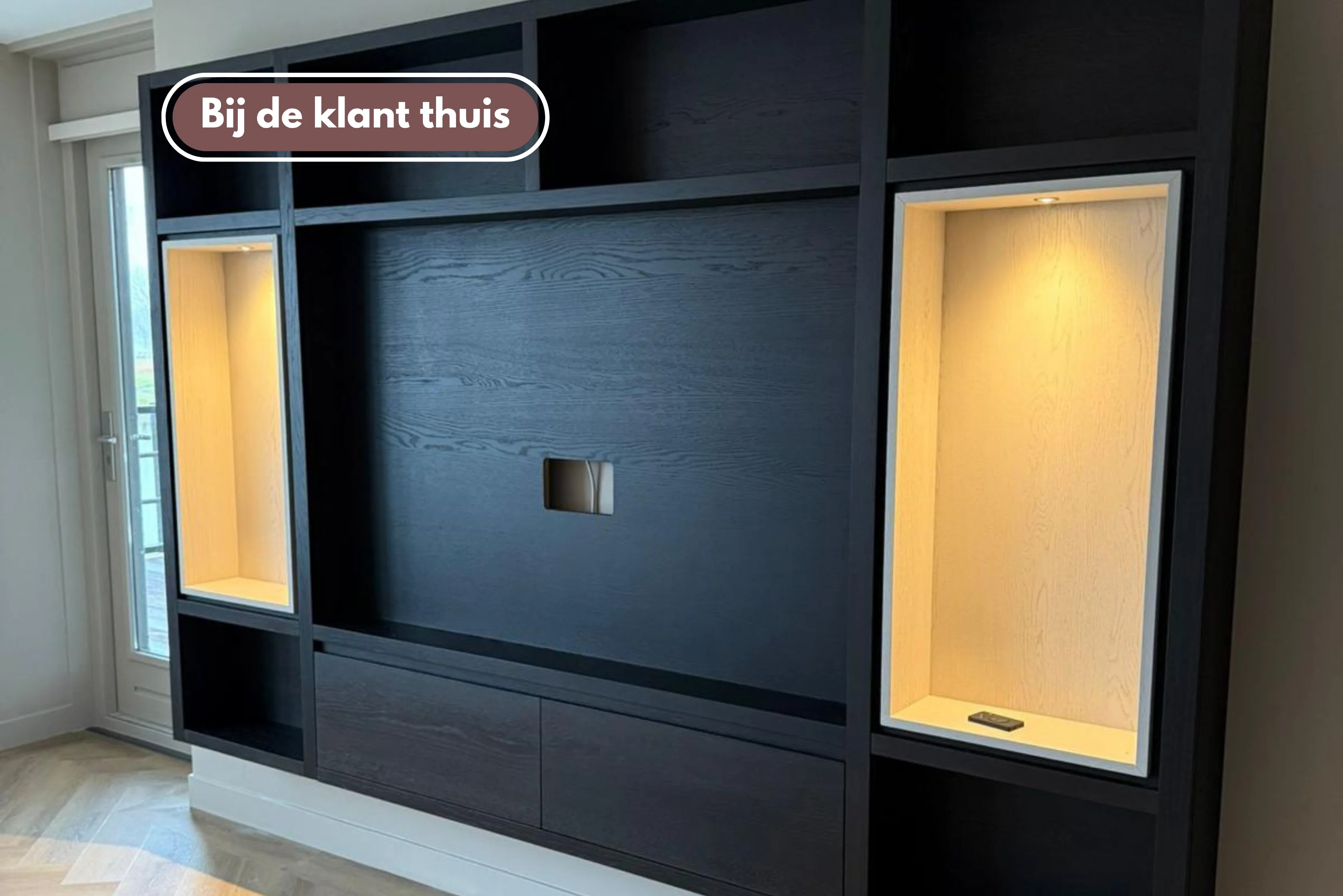 Cinewall Como - Zwevend - Eiken - 2 kleppen - 270 cm - Image 3