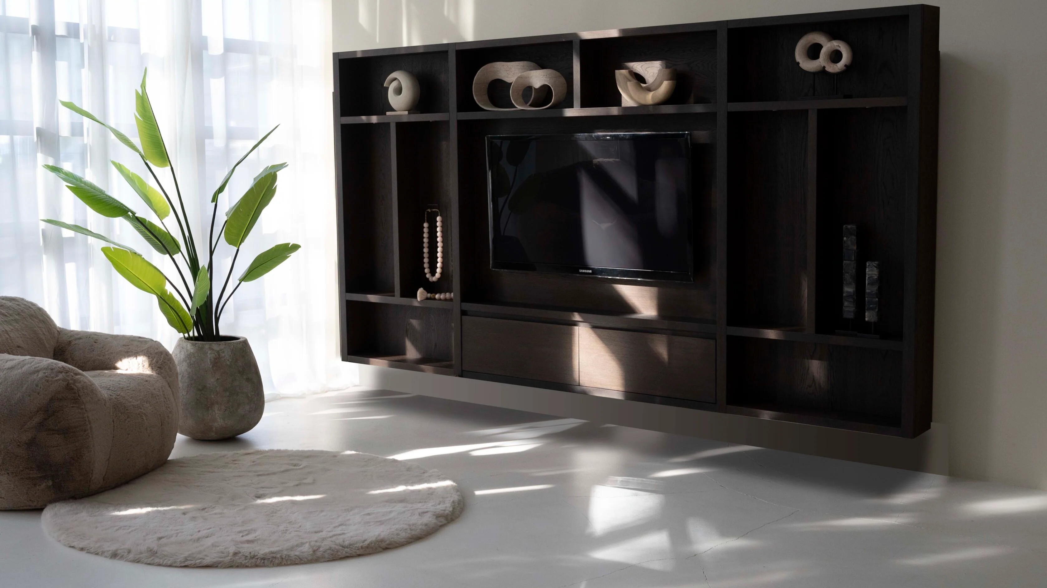 Cinewall Como - Zwevend - Eiken - 2 kleppen - 330 cm - Image 7
