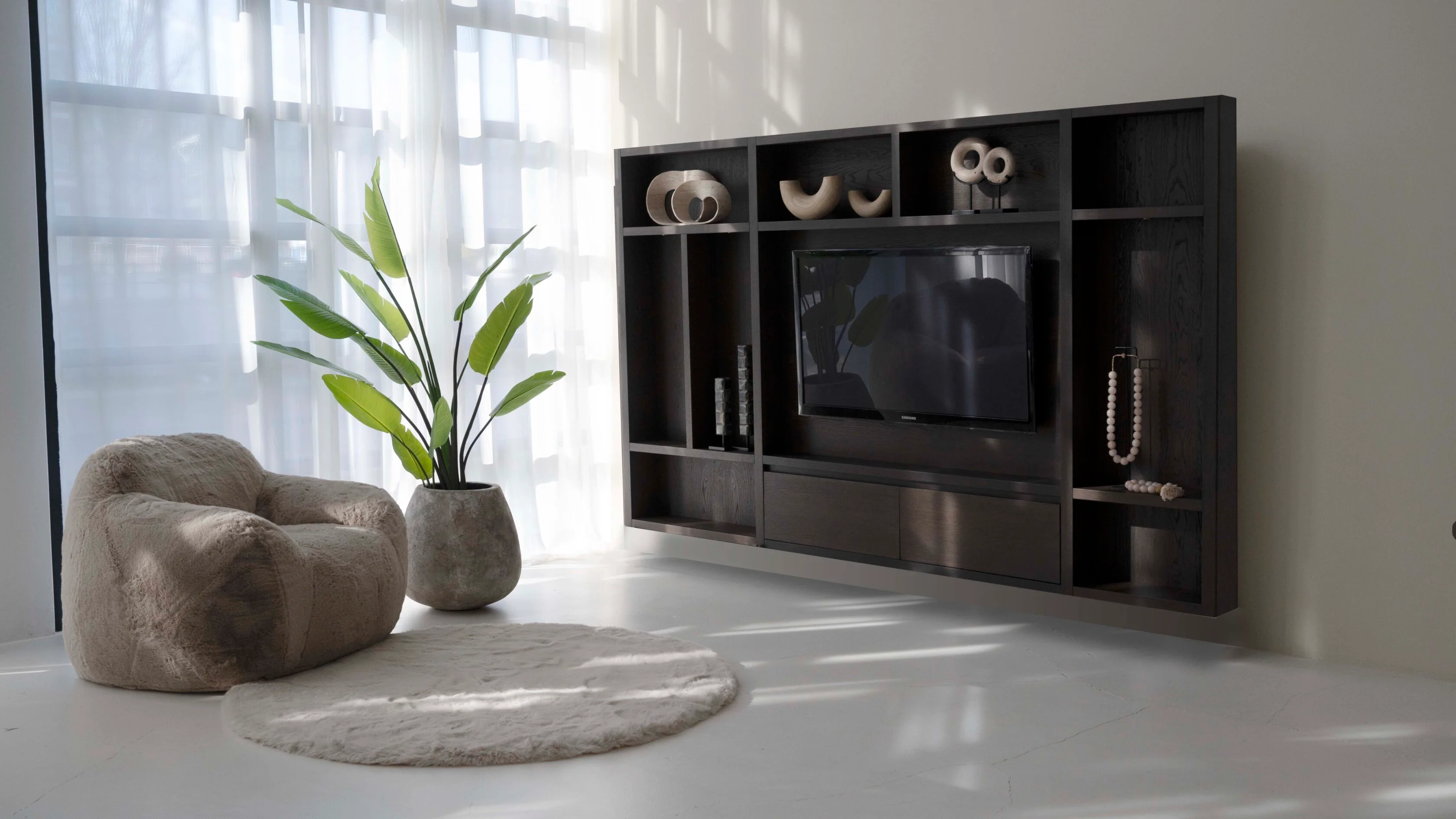 Cinewall Como - Zwevend - Eiken - 2 kleppen - 330 cm - Image 8