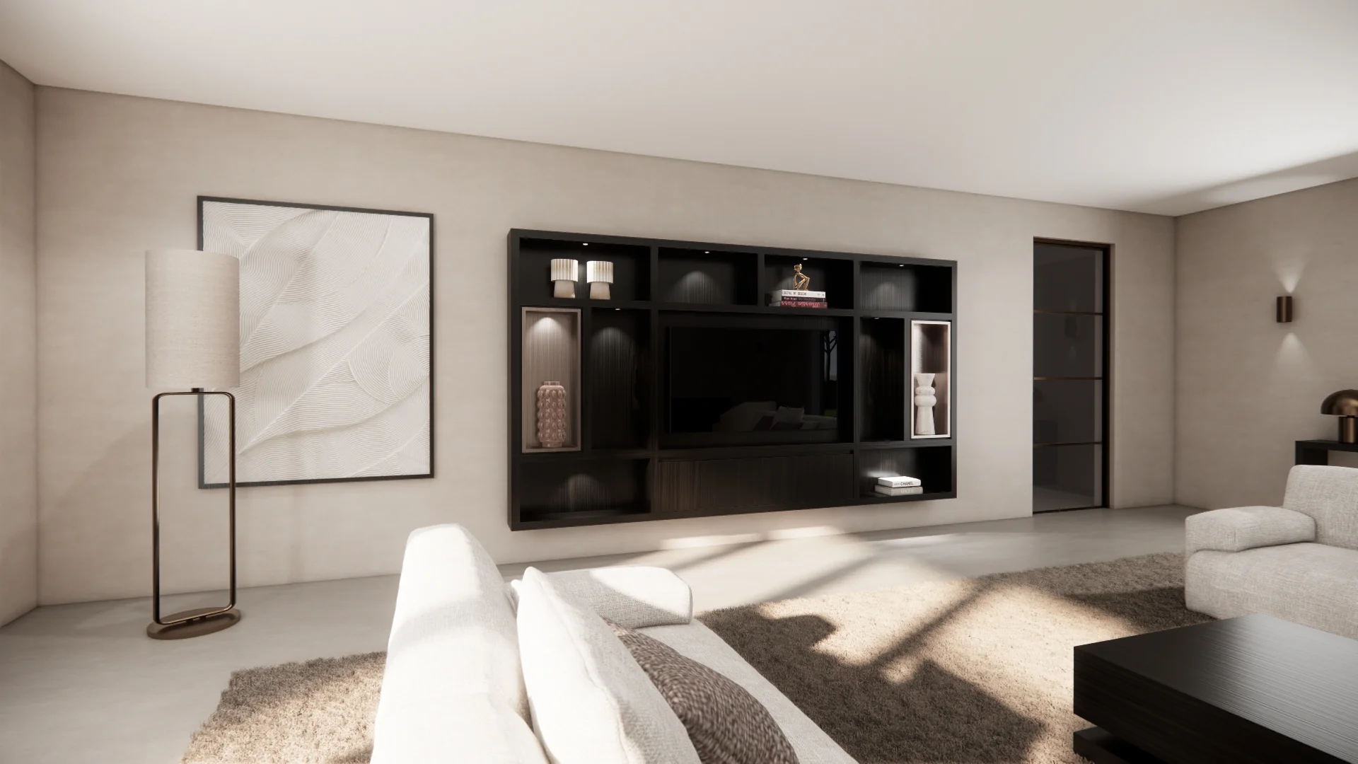 Cinewall Garda - Zwevend - Eiken - 2 kleppen - 330 cm - Image 9