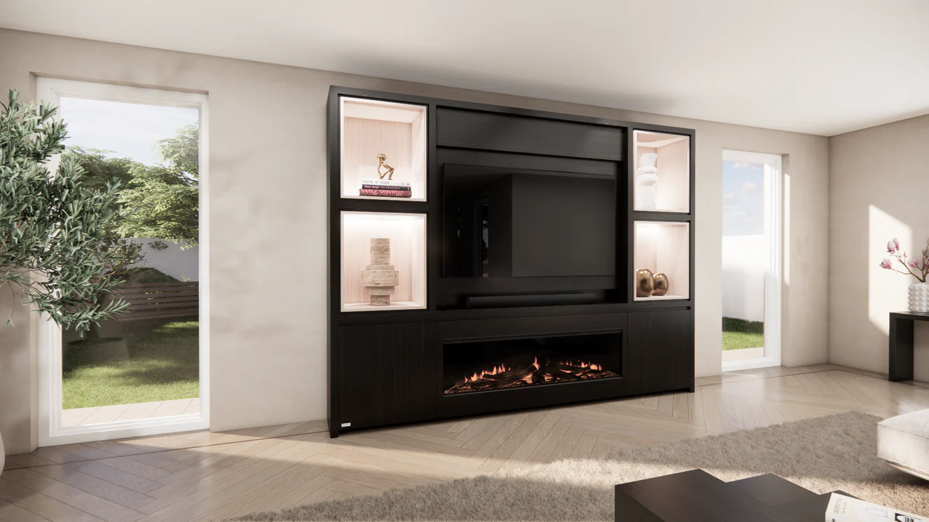 Cinewall Grace - Staand - Eiken - 2 Deurs - 280-340 cm - British Fires - Image 2