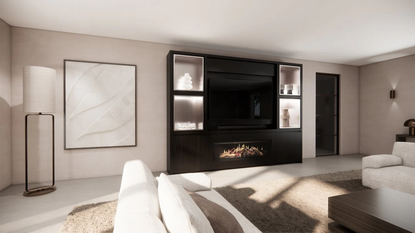 Cinewall Grace - Staand - Eiken - 2 Deurs - 280-340 cm - Kalfire E-SERIE - Image 2