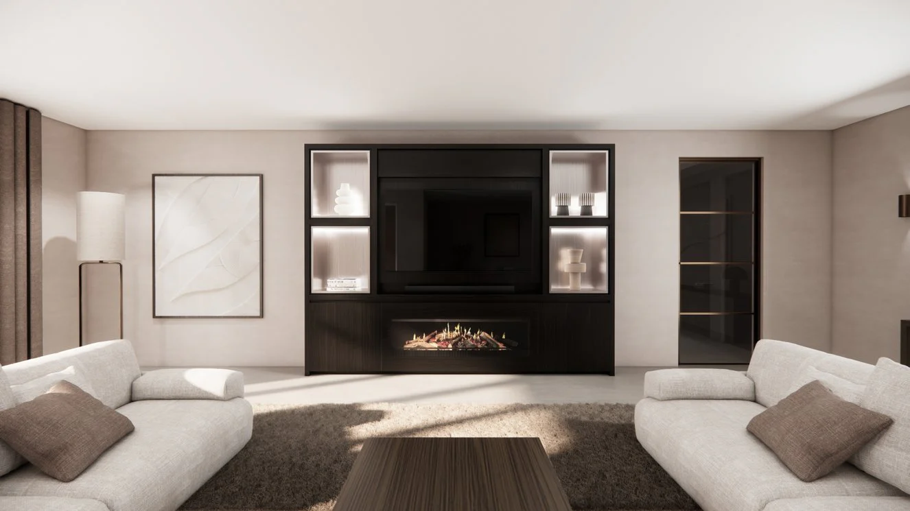 Cinewall Grace - Staand - Eiken - 2 Deurs - 280-340 cm - Kalfire E-SERIE - Image 3