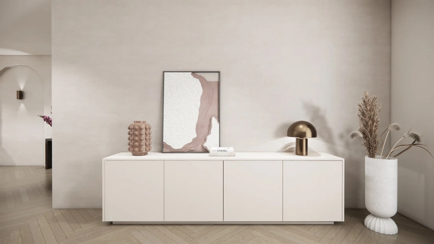 Dressoir Johnson - Staand - MDF - 4 Deurs