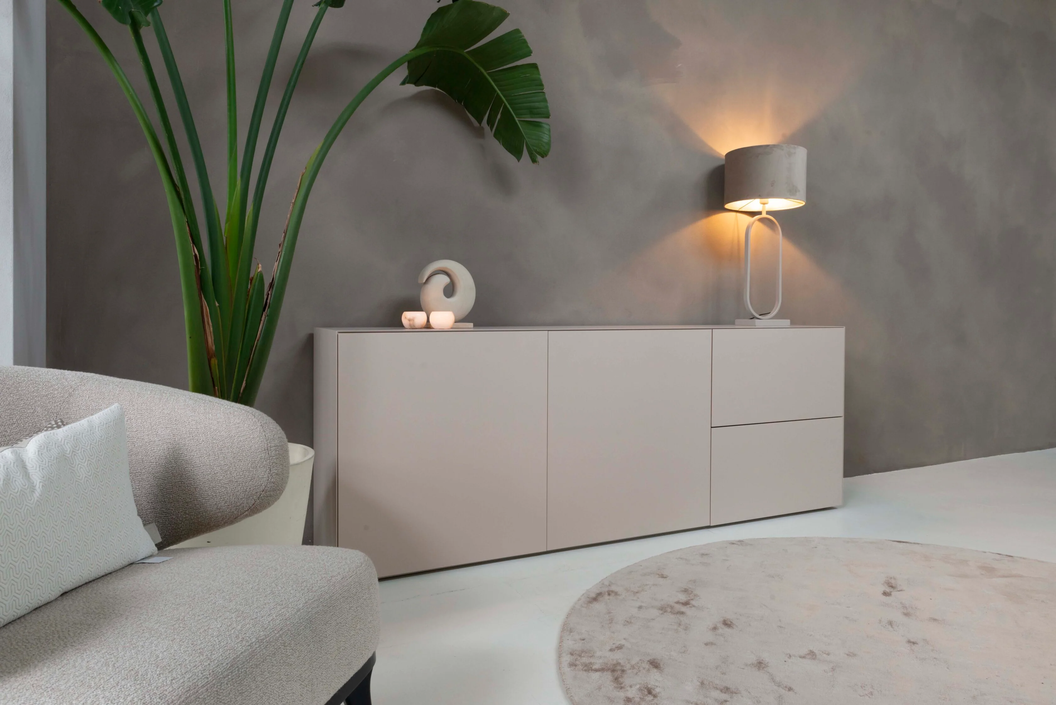 Dressoir Zyan - Staand - MDF - 2 deuren - 2 lades - Image 7