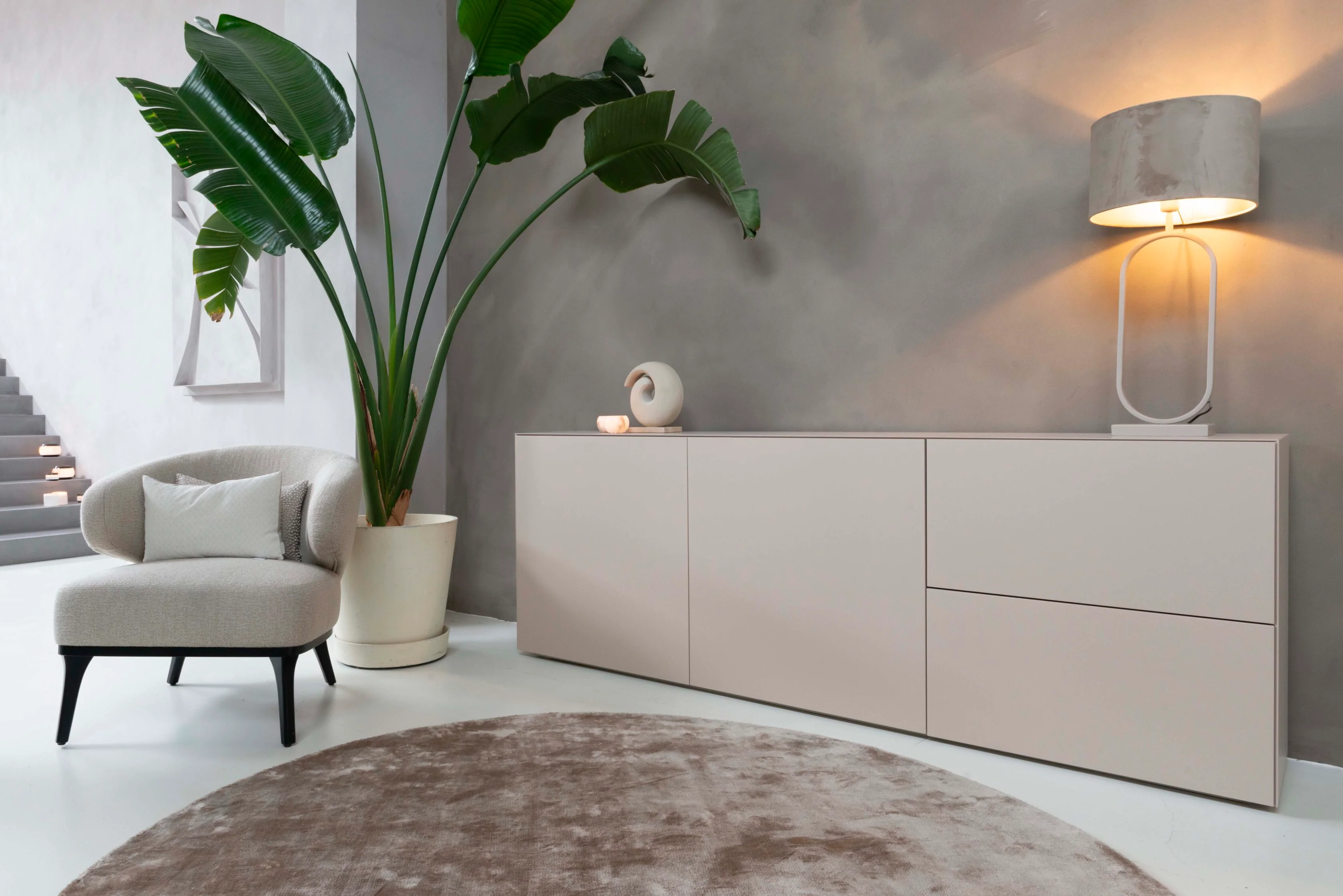 Dressoir Zyan - Staand - MDF - 2 deuren - 2 lades - Image 8