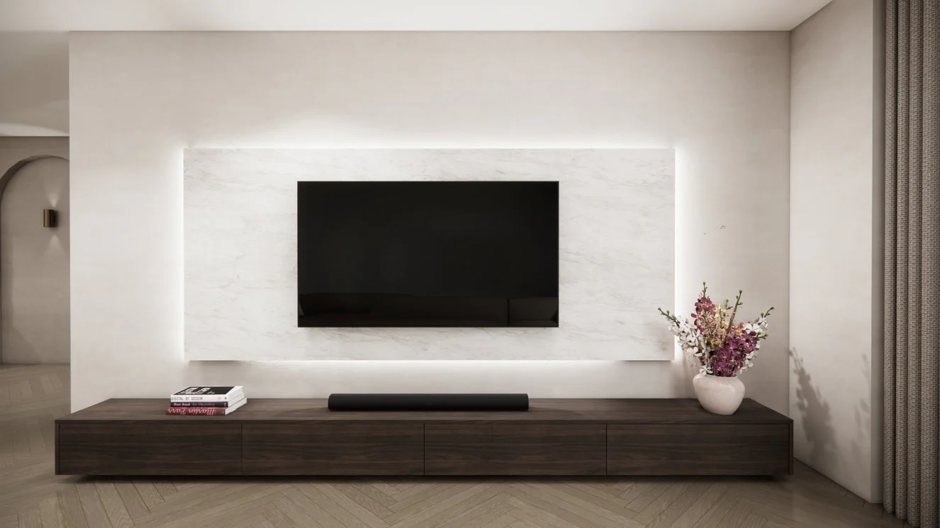 Wandpaneel - Marmer - Melamine - TV paneel - Image 13
