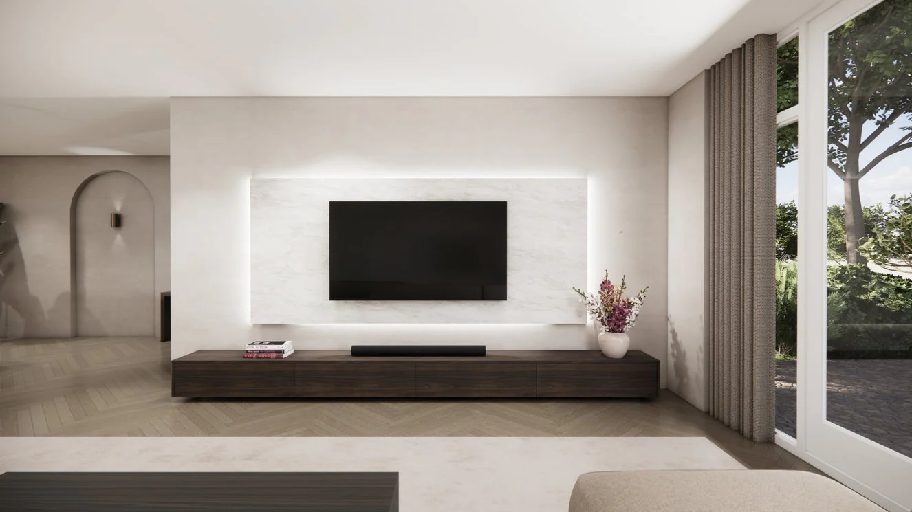 Wandpaneel - Marmer - Melamine - TV paneel - Image 16