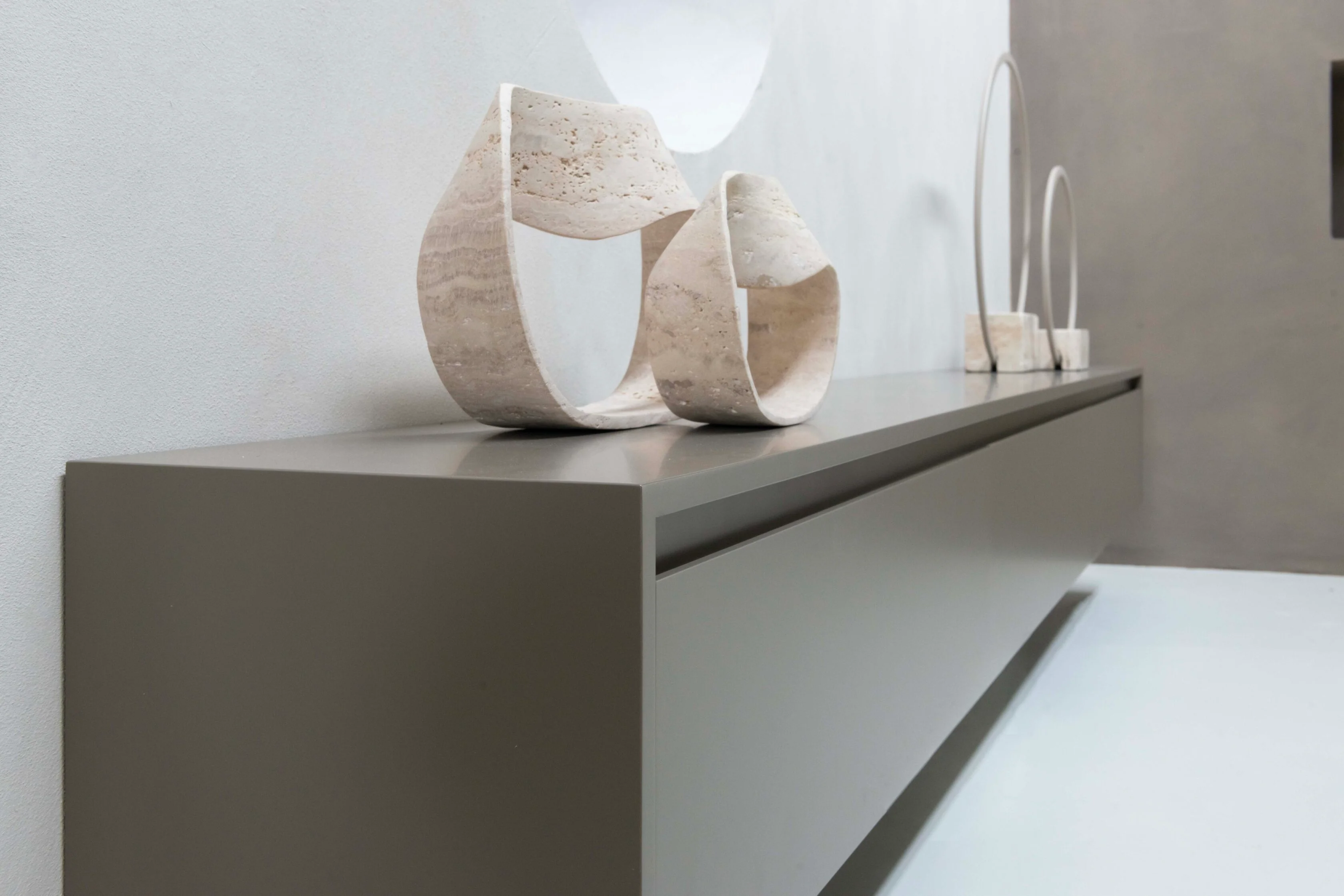 TV-meubel Mason - Zwevend - MDF - 3 kleppen - Image 6