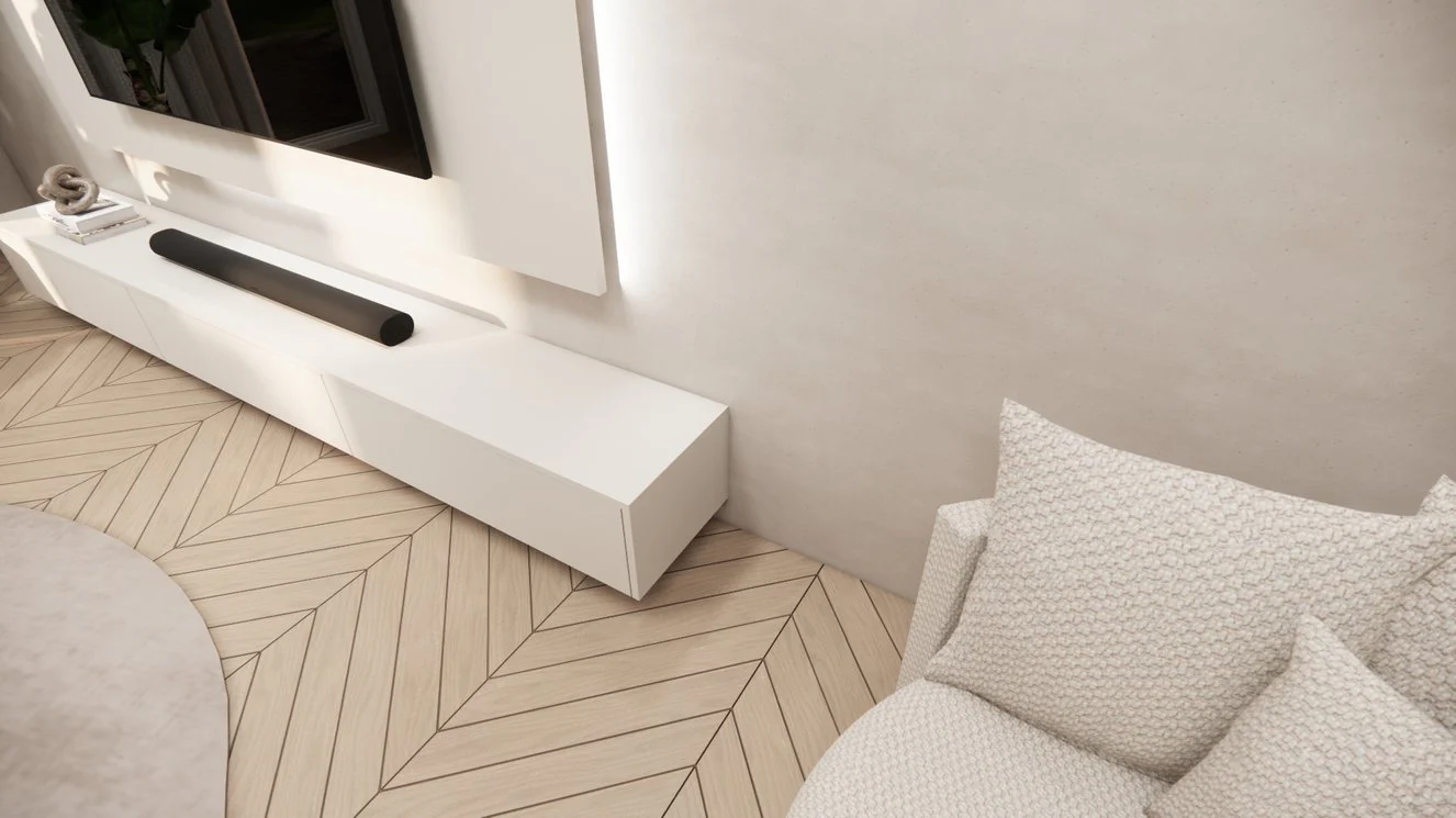 Wandpaneel Melamine Mat - TV paneel - Image 4