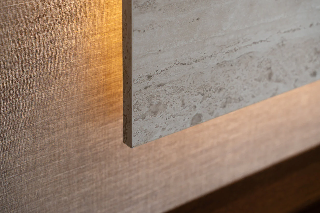 Wandpaneel - Travertin - Melamine - TV paneel - Image 10