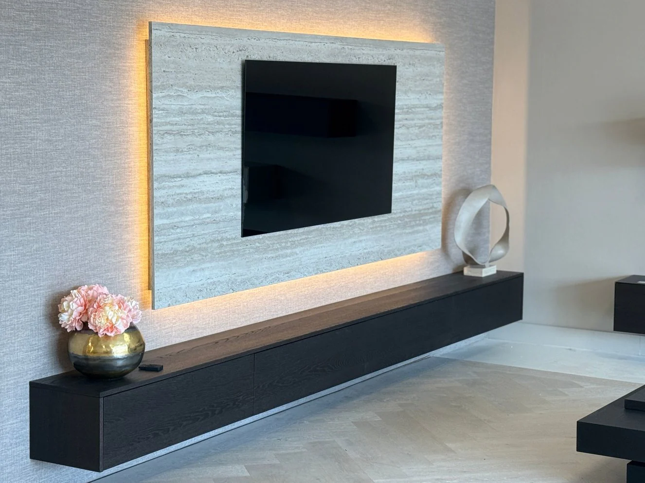 Wandpaneel - Travertin - Melamine - TV paneel - Image 11