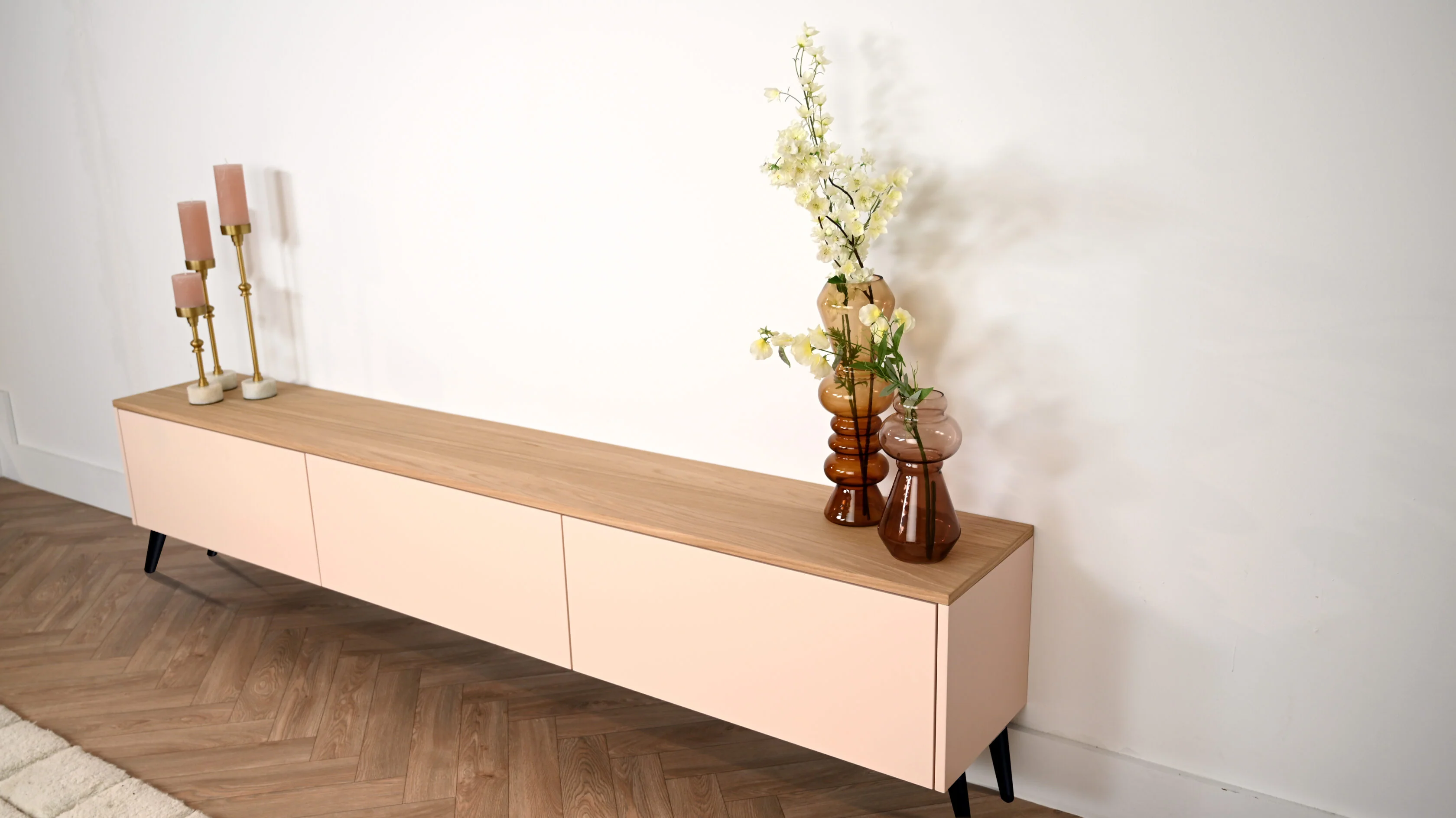 TV-meubel Johnson - Staand - MDF - 3 kleppen - Image 5