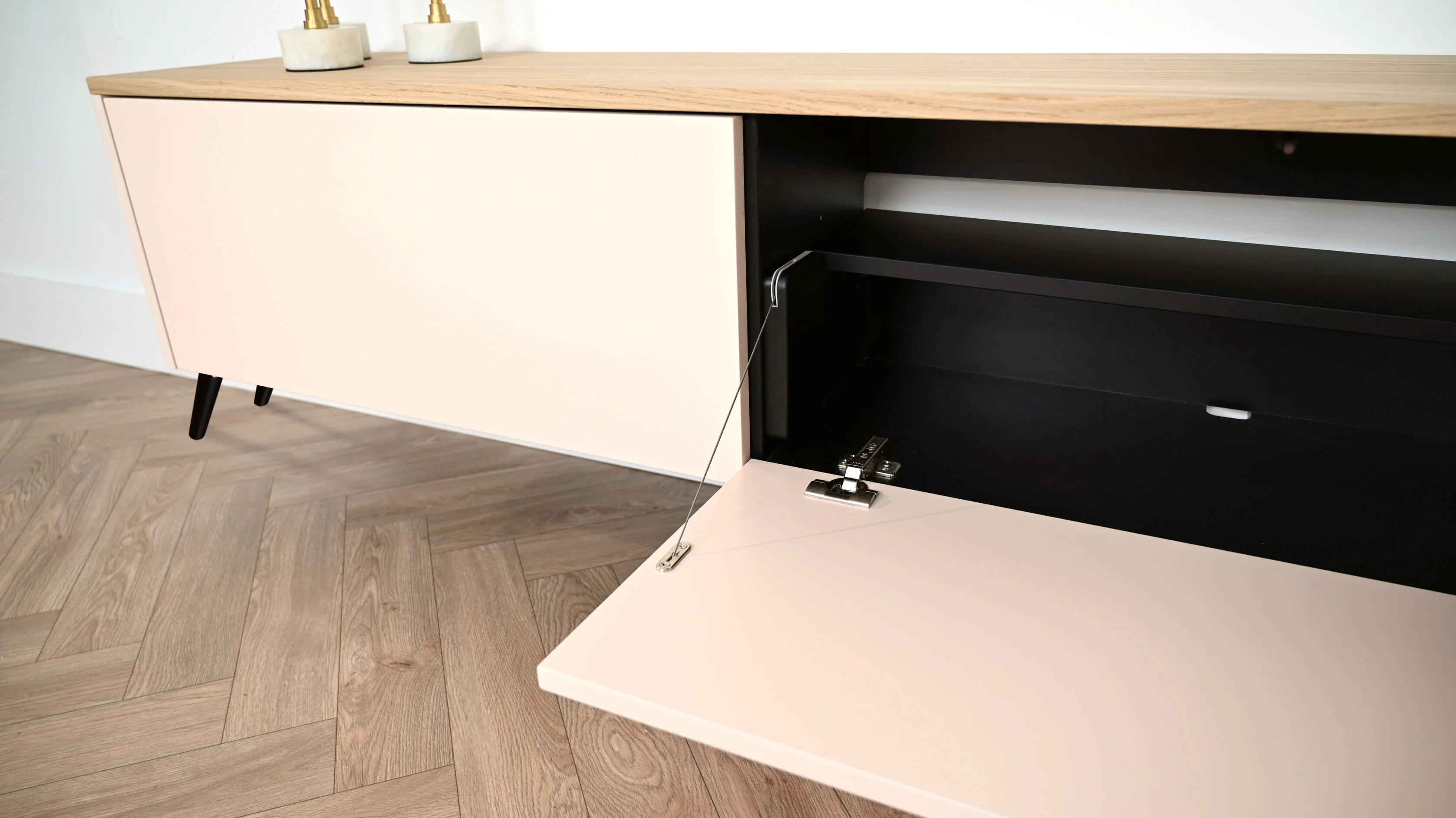 TV-meubel Johnson - Staand - MDF - 3 kleppen - Image 7