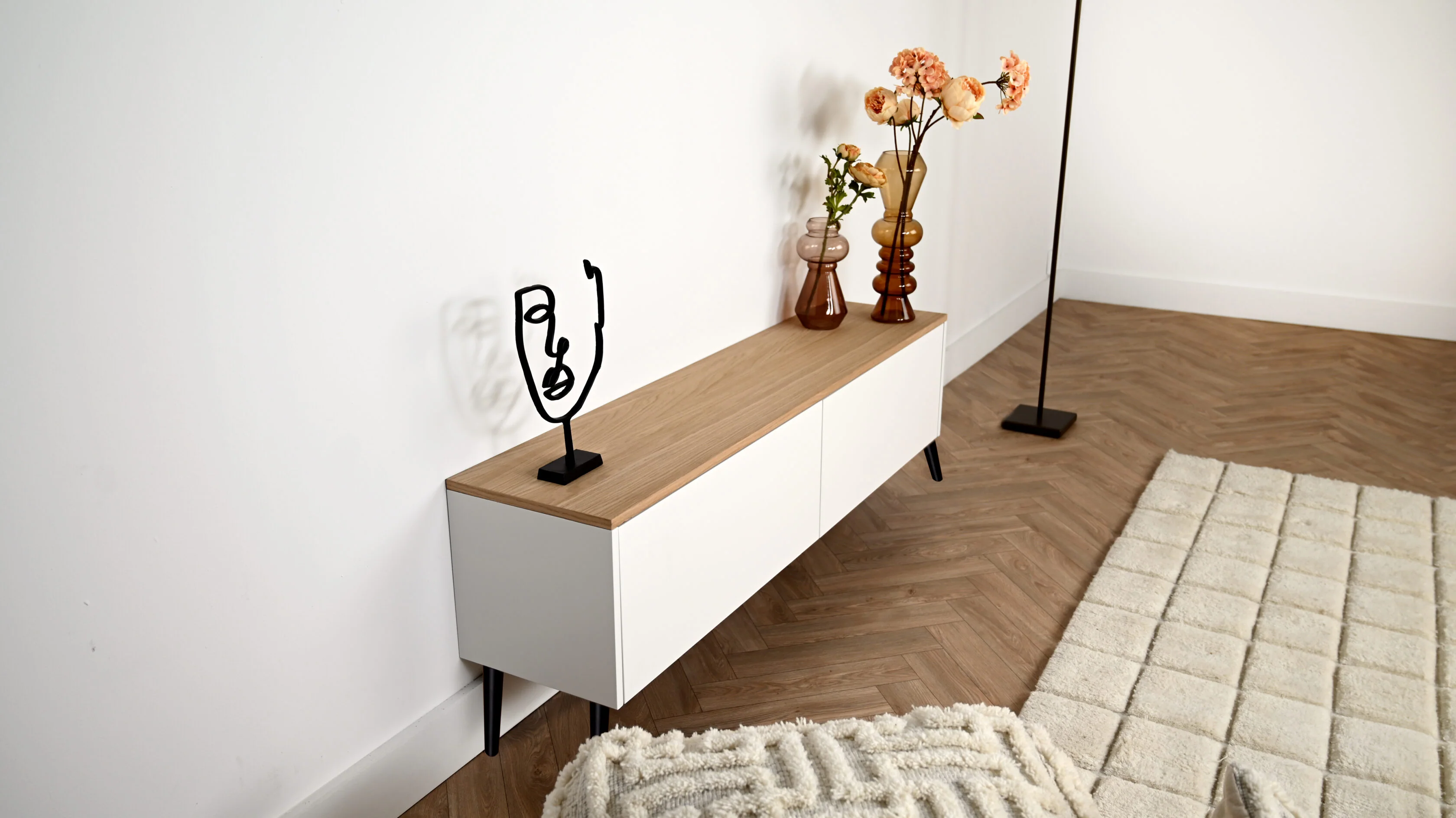 TV-meubel Johnson - Staand - MDF - 2 kleppen - Image 4
