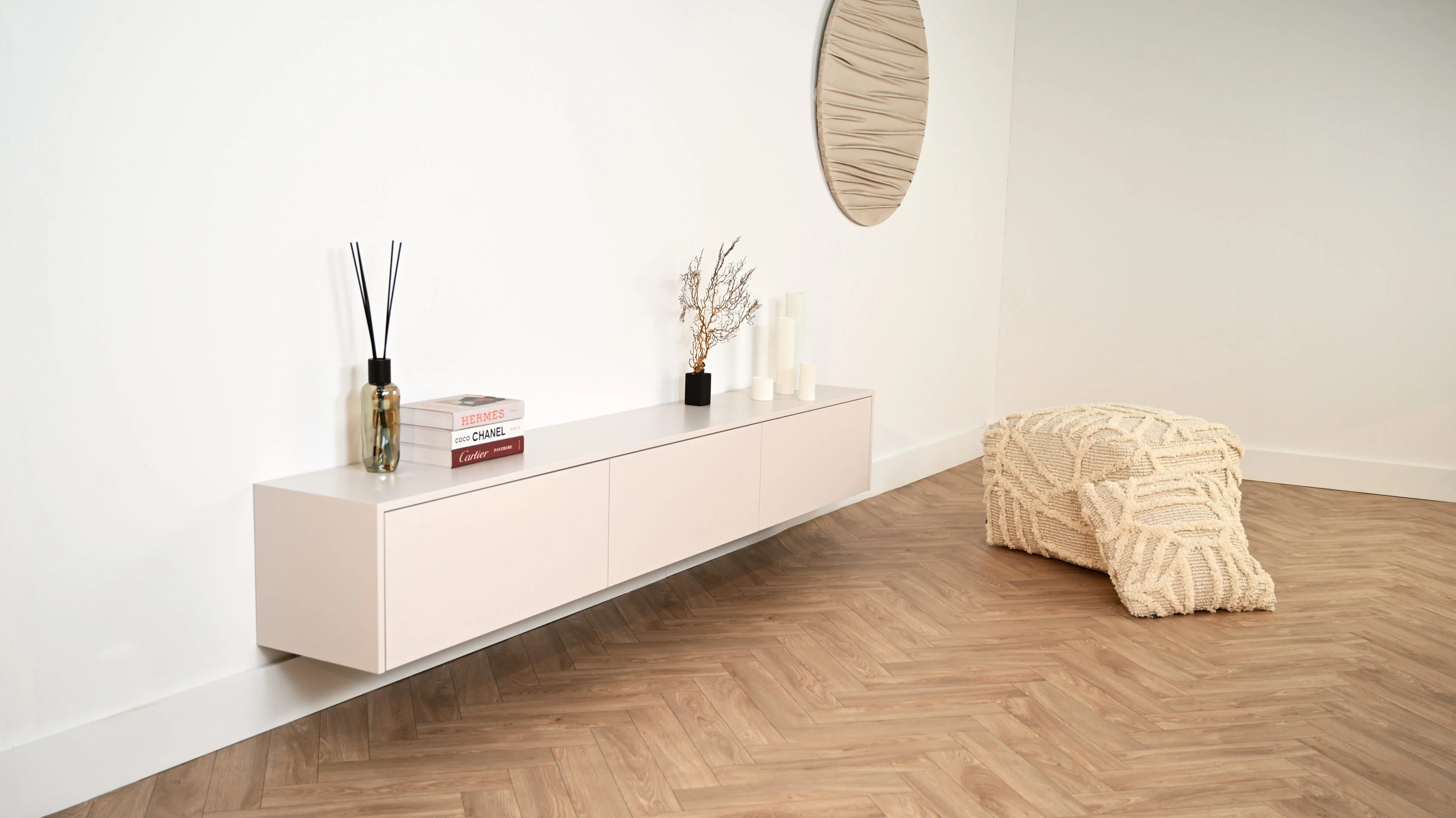 TV-meubel Johnson - Zwevend - MDF - 3 kleppen - Image 7