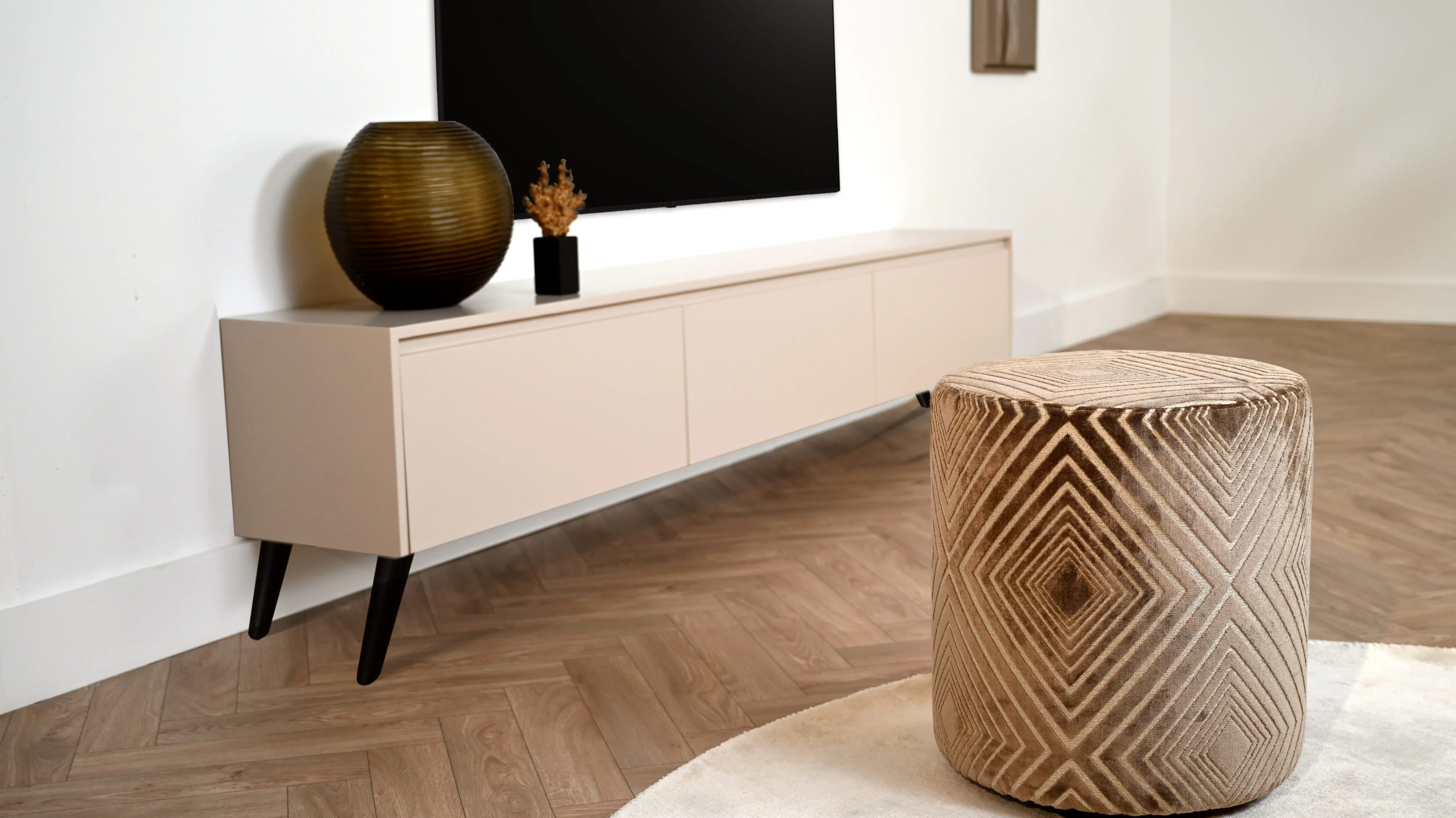 TV-meubel Mason - Staand - MDF - 3 kleppen - Image 3
