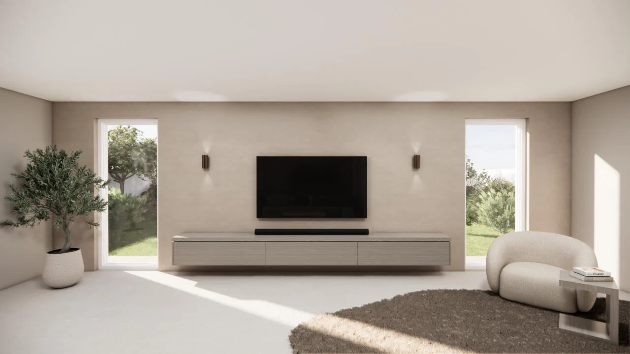 TV-meubel Rockefeller - Zwevend - Eiken - 3 kleppen - Image 10