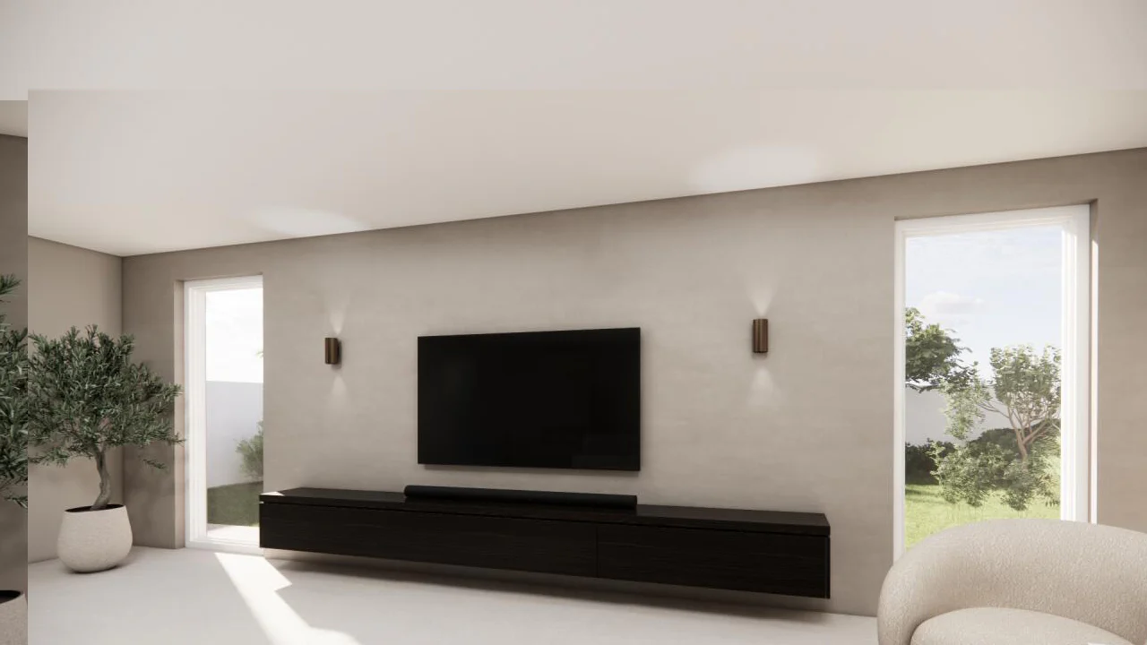 TV-meubel Rockefeller - Zwevend - Eiken - 3 kleppen - Image 4