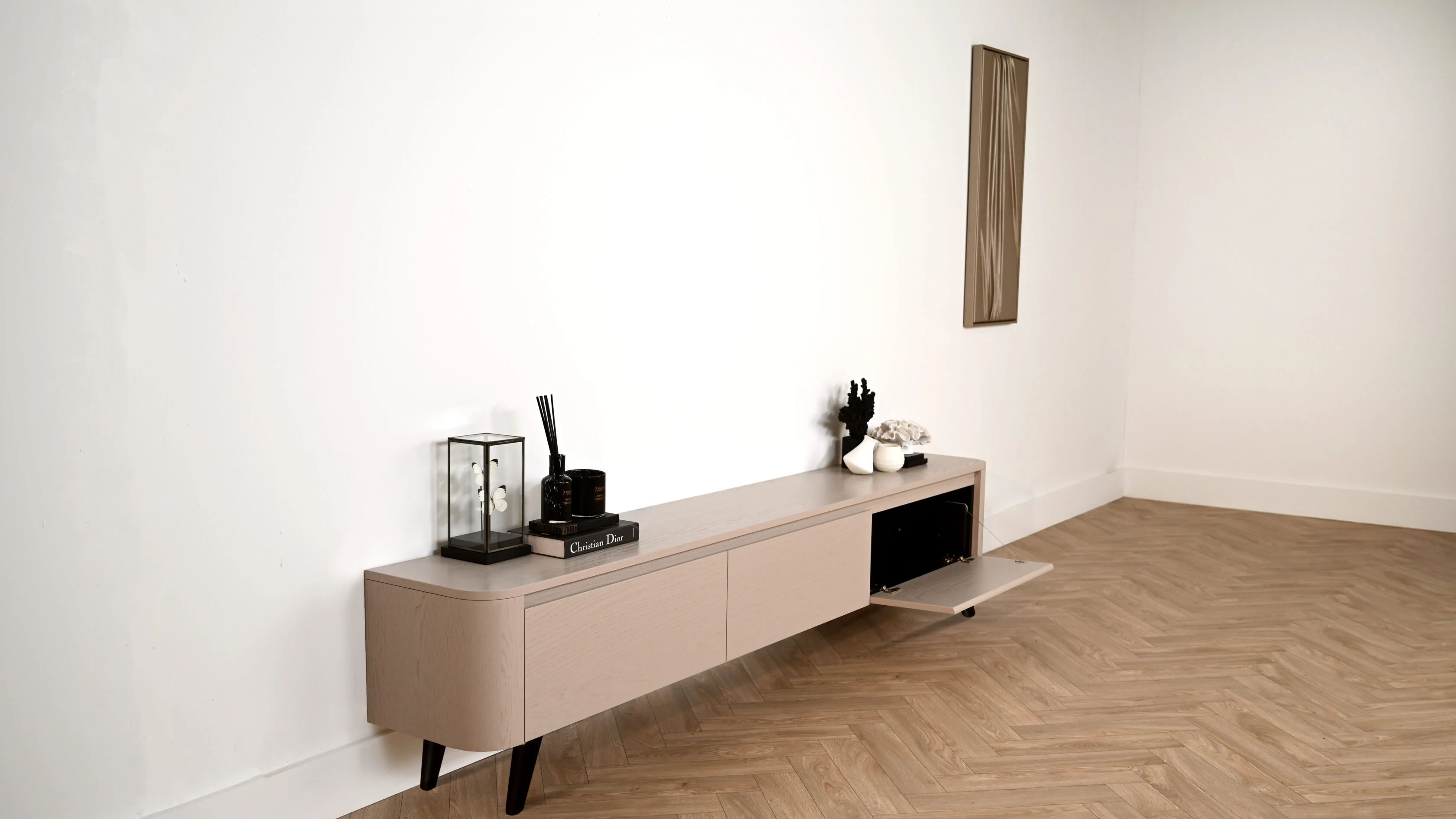 TV-meubel Runa - Staand - Eiken - 3 kleppen - Image 6