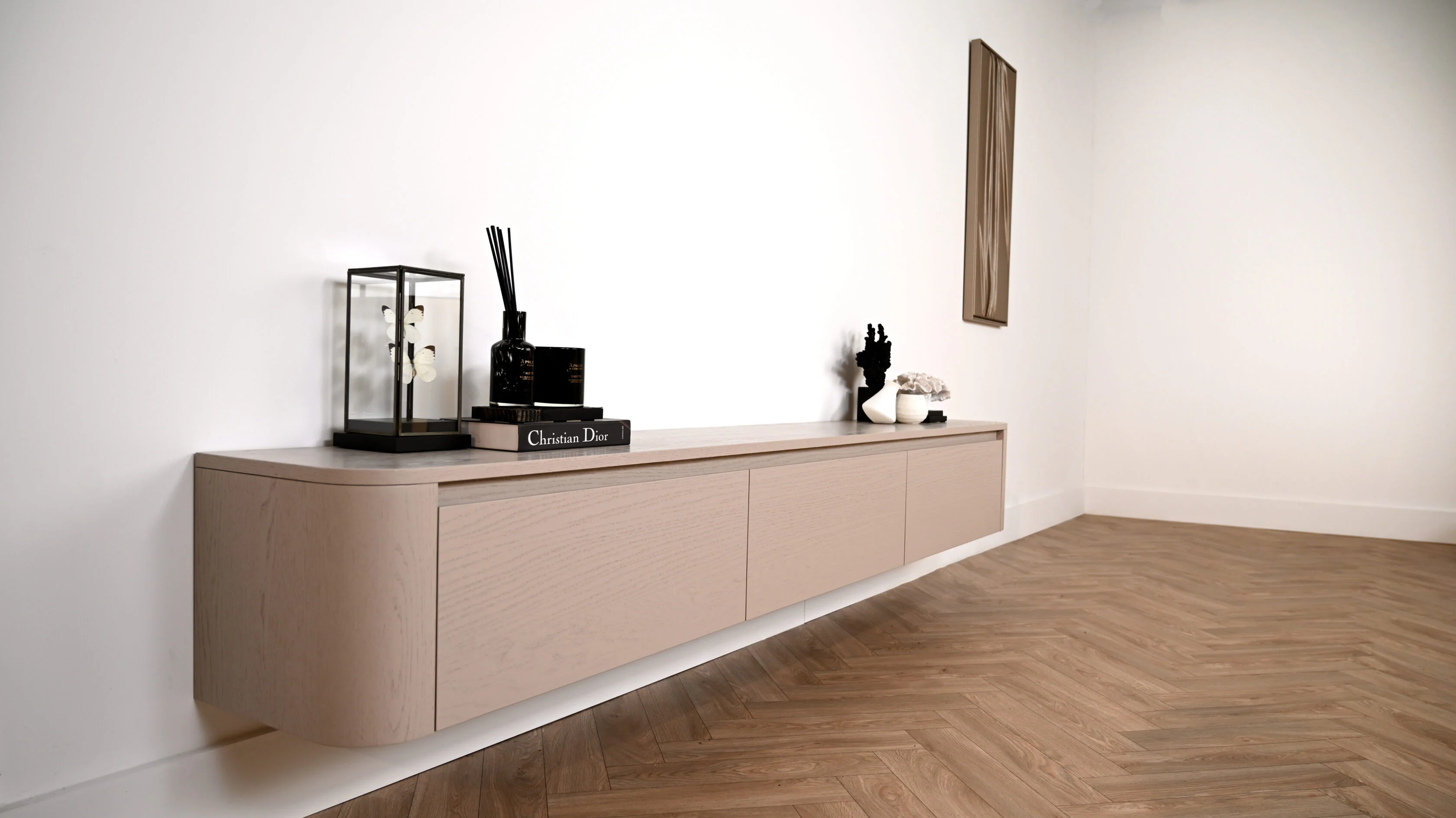TV-meubel Runa - Zwevend - Eiken - 3 kleppen - Image 7