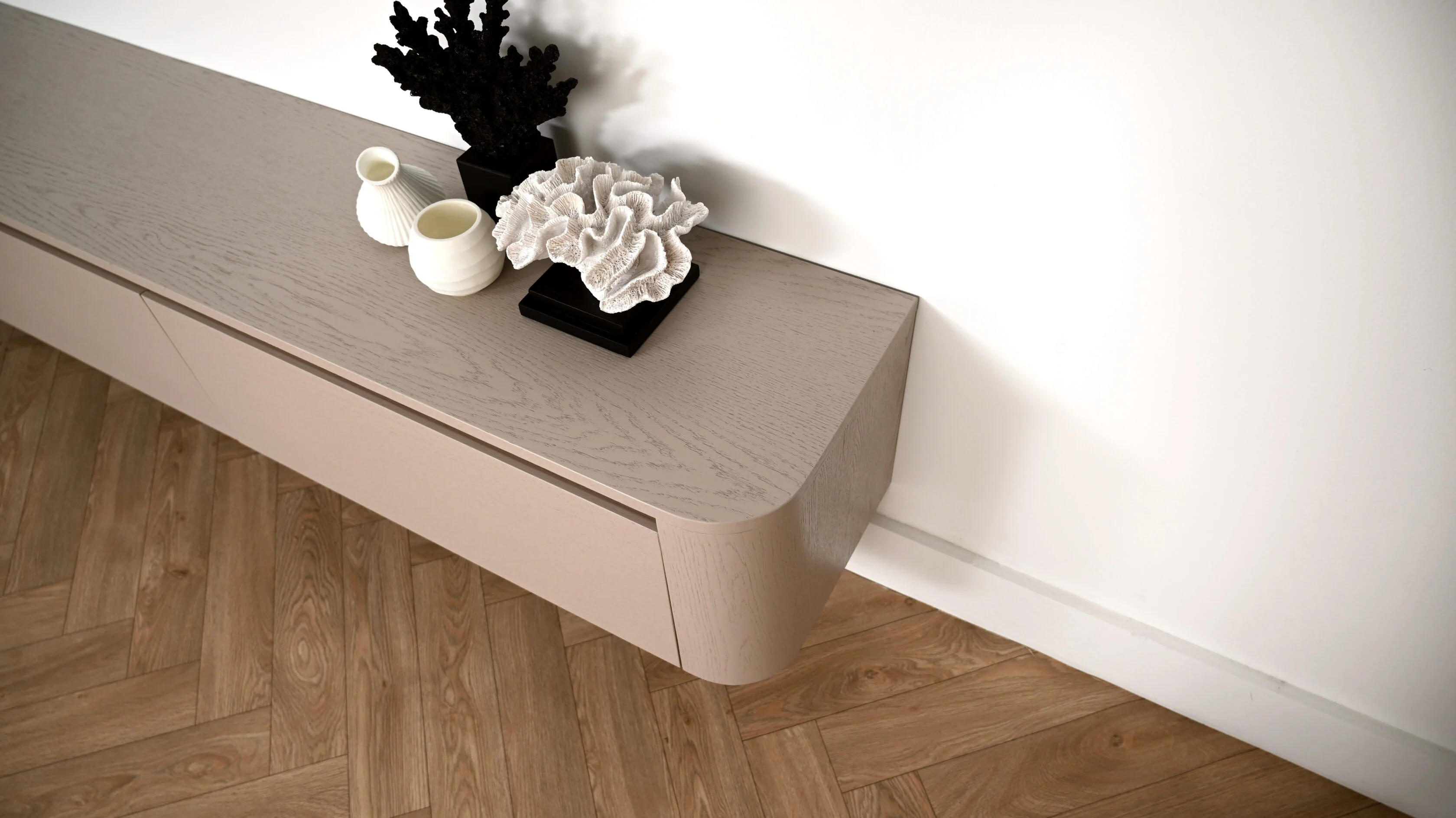 TV-meubel Runa - Zwevend - Eiken - 3 kleppen - Image 8