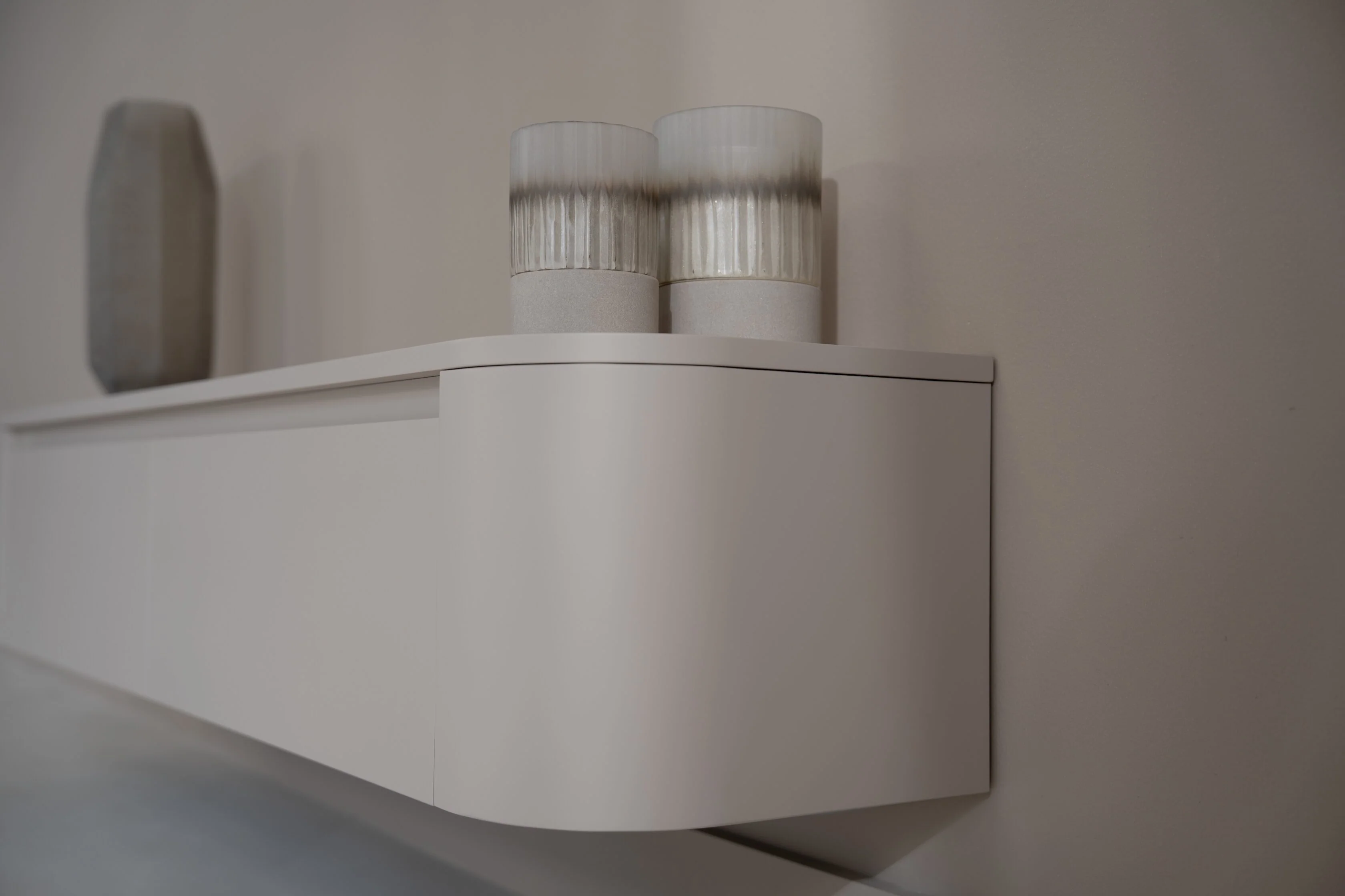 Tv-meubel Runa - Zwevend - MDF - 2 kleppen - Image 7