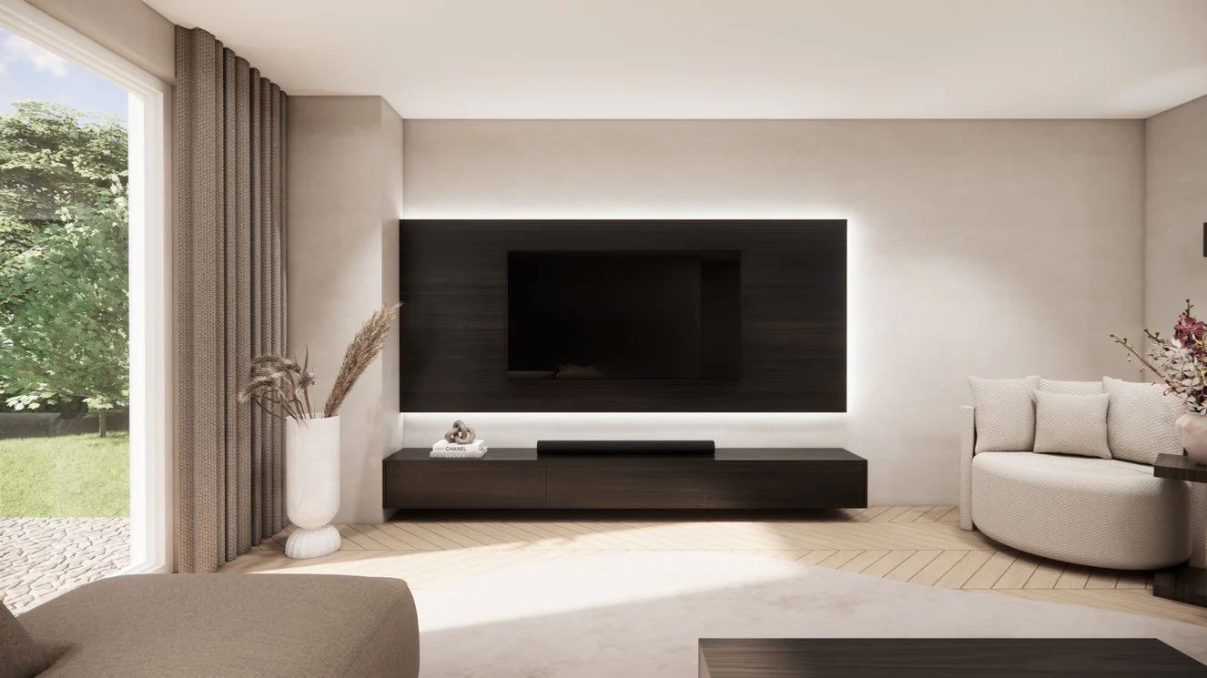 Wandpaneel - Eiken - TV paneel - Image 4
