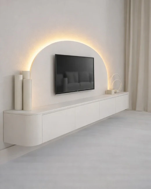 WANDPANEEL - MDF - ROND - TV PANEEL - Image 3