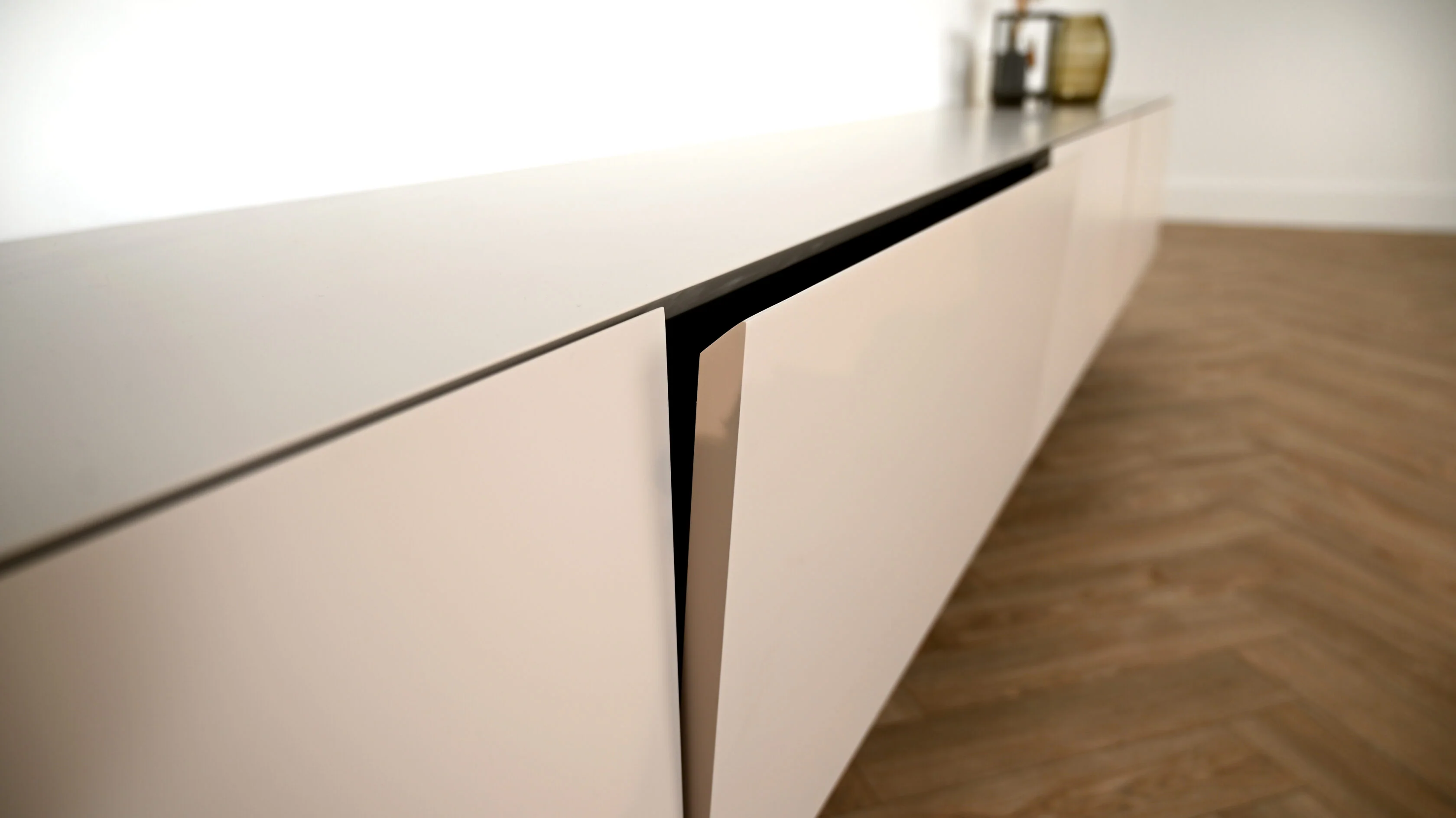 TV-meubel Zyan - Zwevend -  MDF - 4 kleppen - Image 9